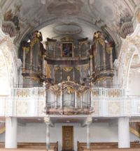 Kißlegg, Orgel der Pfarrkirche